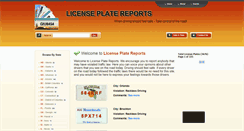 Desktop Screenshot of licenseplatereports.com